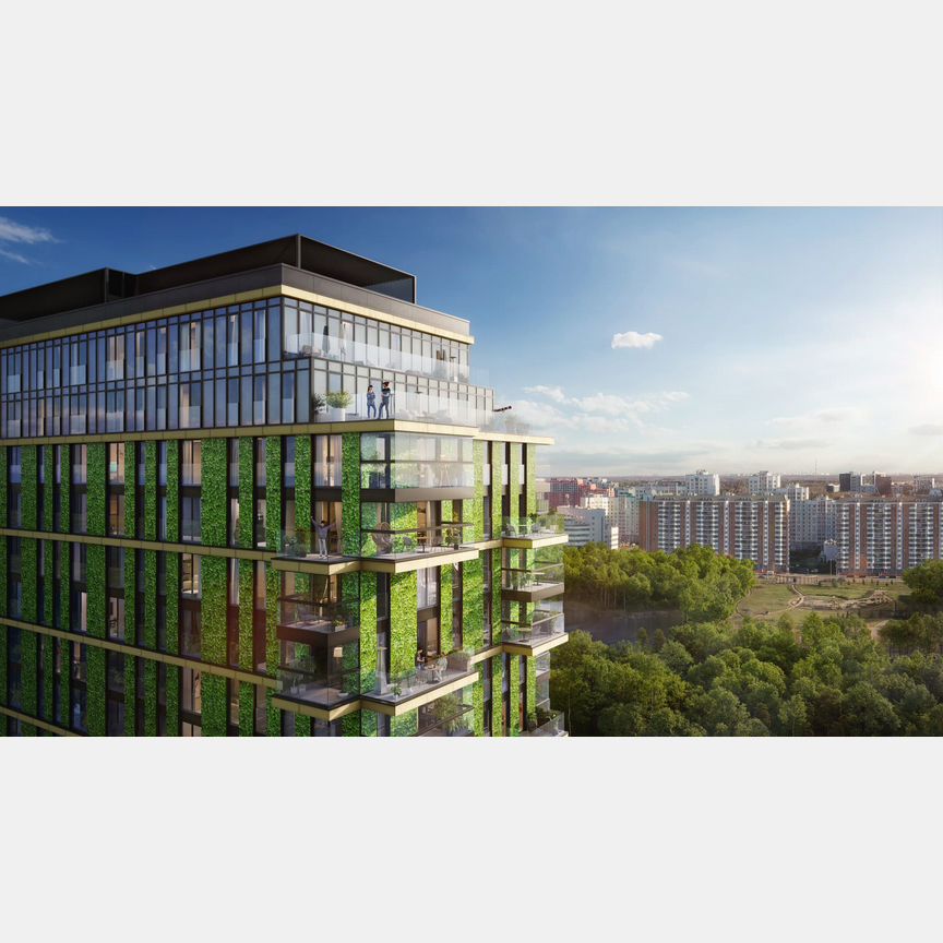 2-к. апартаменты, 61,5 м², 9/20 эт.