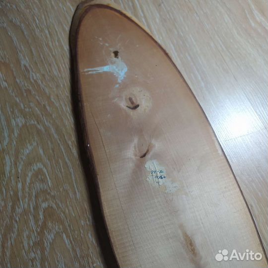 Картина панно на срезе дерева