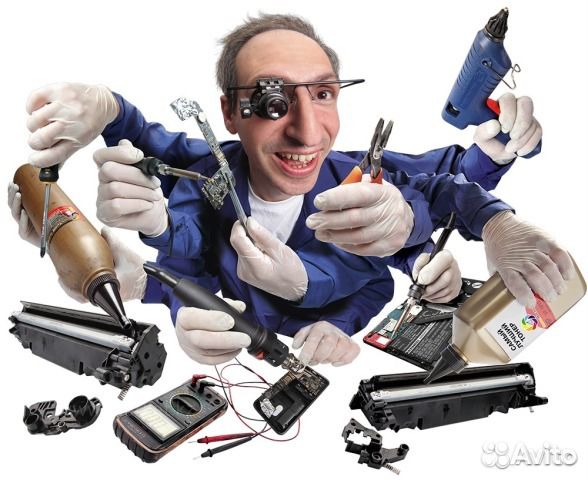 Ремонт любых принтеров,ксероксов,компьютеров