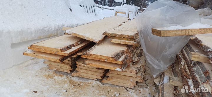 Доска необрезная кедр