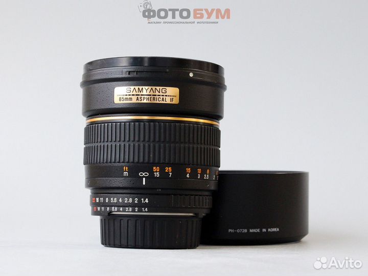 Объектив Samyang 85mm f1.4 (Nikon)