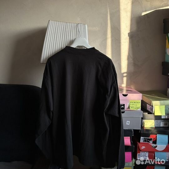 Yeezy x gap balenciaga long sleeve black t-shirt