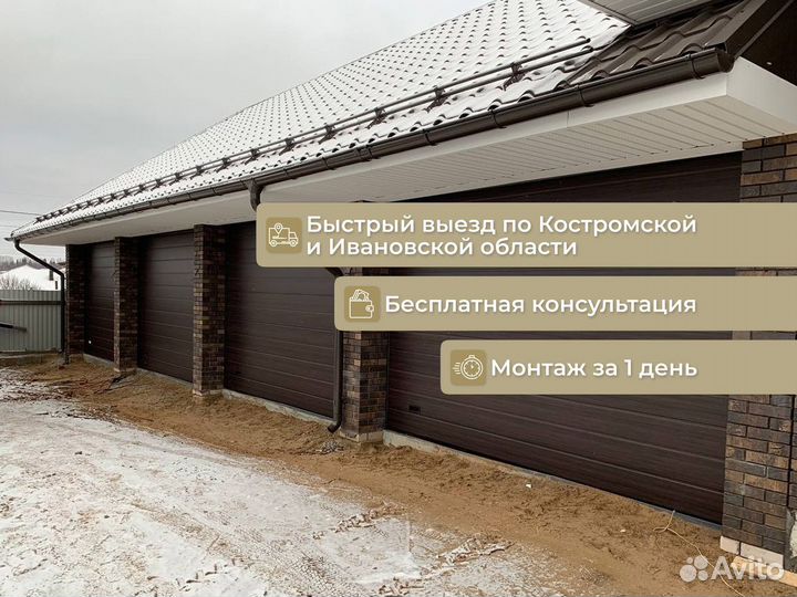 Секционные ворота Алютех