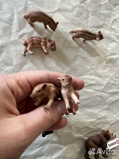 Кабанчик медвеженок Шляйх Schleich раритет