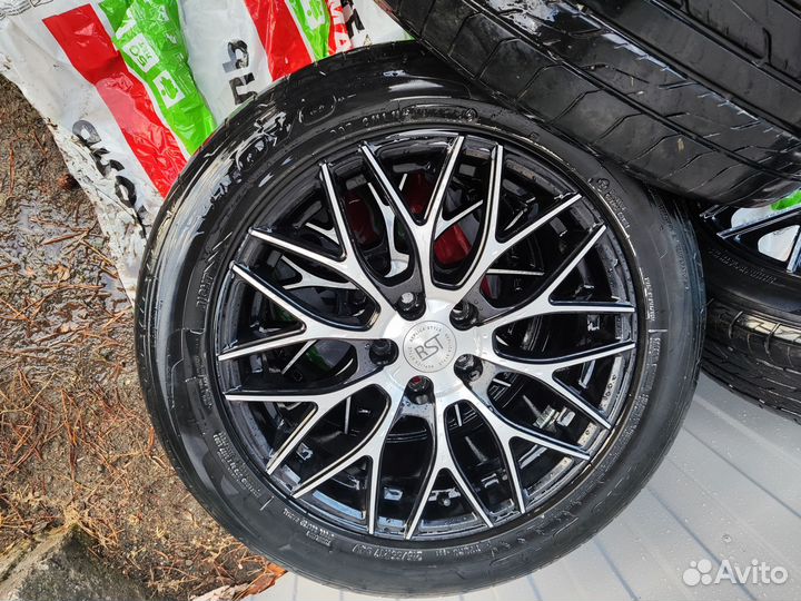 Литые диски 5x108 с резиной Toyo 215 /55 R17