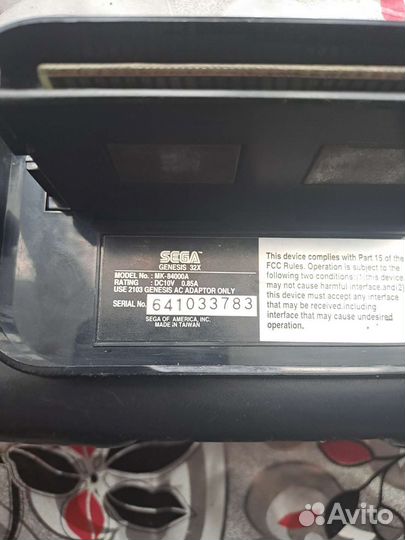 Аддон Sega Genesis 32x ntsc-U/C