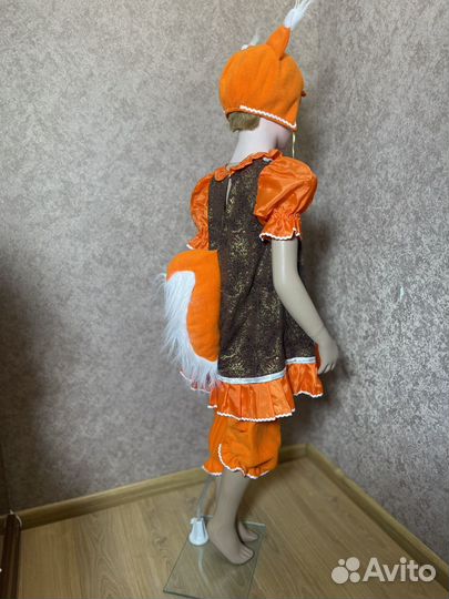 Новогодний костюм лисы или белочки 116-122