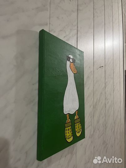 Гусь в ботиках