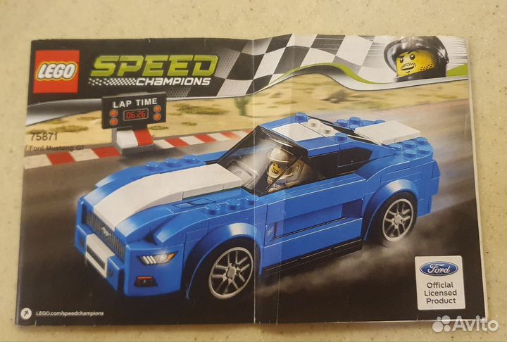 Lego speed champions Ford Mustang GT