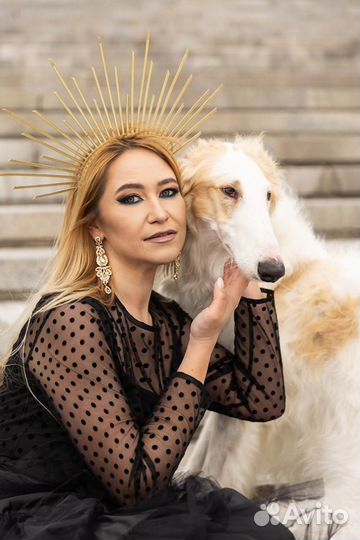 Фотосессии с собаками (русская псовая борзая)