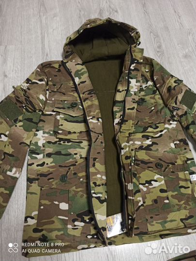 Камуфляжный костюм Горка 8 флис на подтяжках