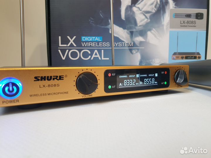 Беспроводные микрофоны Shure LX-808S