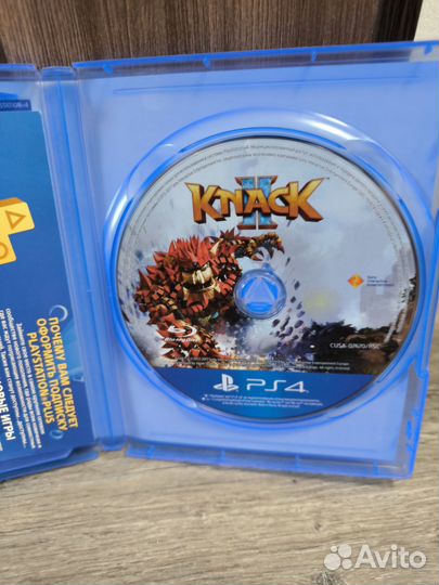 Диск knack 2 для PS4