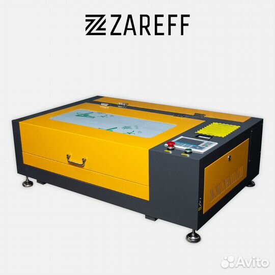 Лазерный станок Zareff Slim 600х400мм 60x40 50W