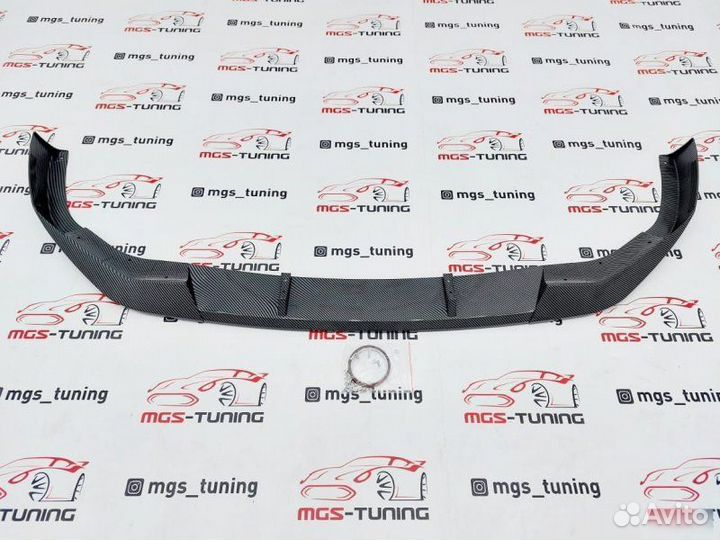 Губа 5-series G30 Рест. M-Perfomance под карбон