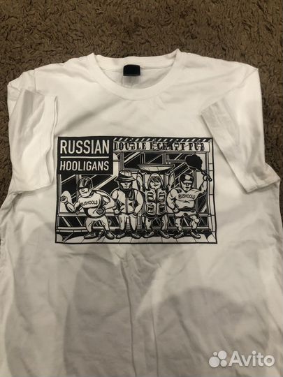 Футболка russian hooligans