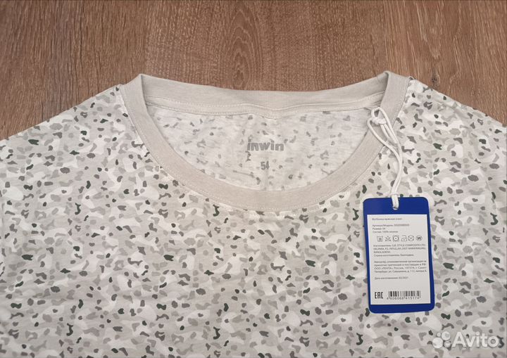 Футболка мужская новая XL 54 Inwin