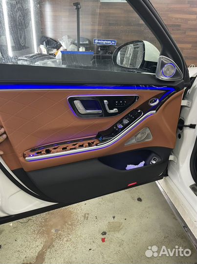 Верхняя подсветка салона Mercedes w223 LED