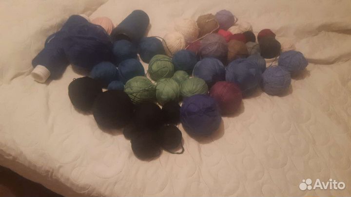 Готовая перемотанная в клубки пряжа 6 киллограмм