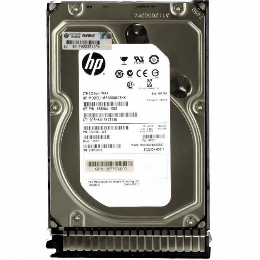 [658102-001] Жесткий Диск Hp 2tb Sata3 3.5" Hdd 658102-001