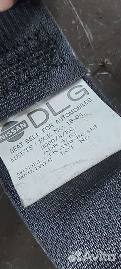 Ремень безопасности задний на Nissan Murano