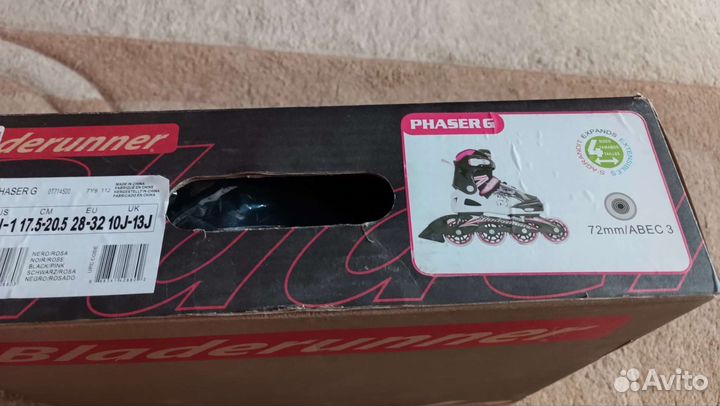 Роликовые коньки bladerunner полный комплект