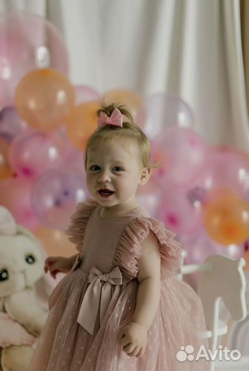 Нарядное платье 80-86р