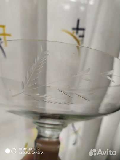 Ваза для фруктов на ножке СССР