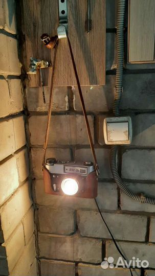 Светильник лофт из фотоаппарата СССР