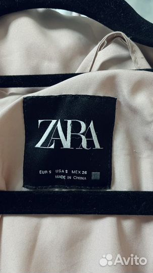 Пуховик зимний женский 44 46 zara б/у