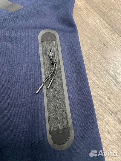 Зип худи Nike Tech Fleece темно синяя