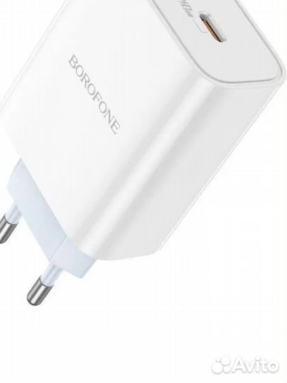 Блок питания сетевой 2 Type-C Borofone 35w