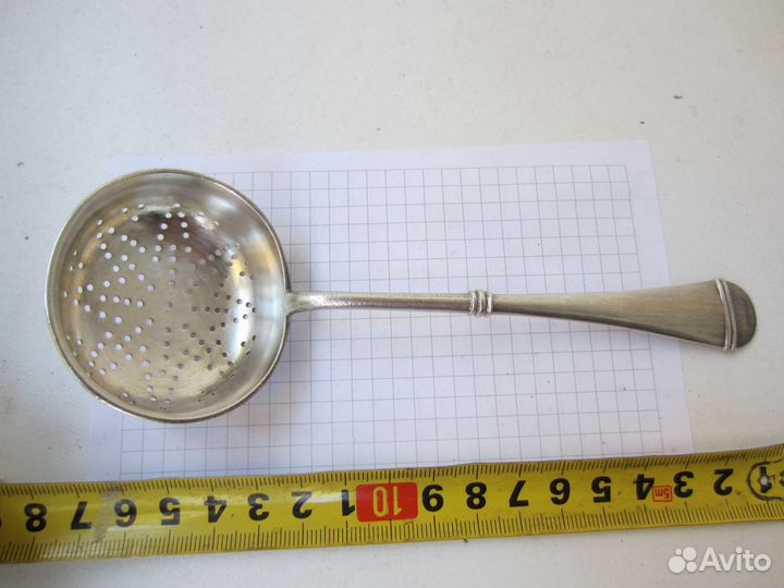 Ситечко для чая. Серебро 84 пробы