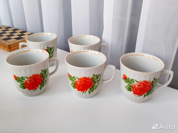 Чашки СССР фарфор