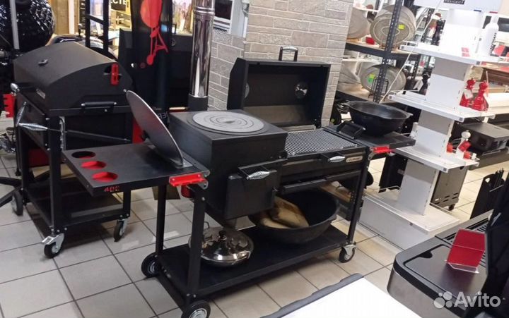 Печь-мангал Искандер-360 Комфорт Эйр Grillver