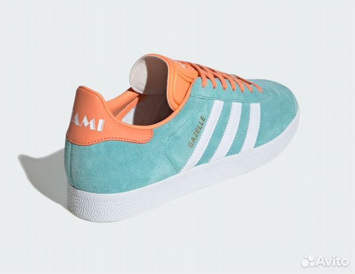 Кроссовки Adidas Gazelle Los Angeles FC, мятный