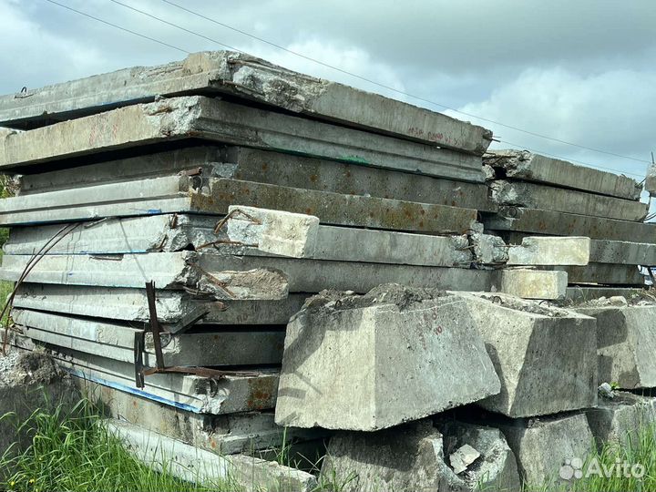 Фундаментные блоки стаканного типа, жб панели