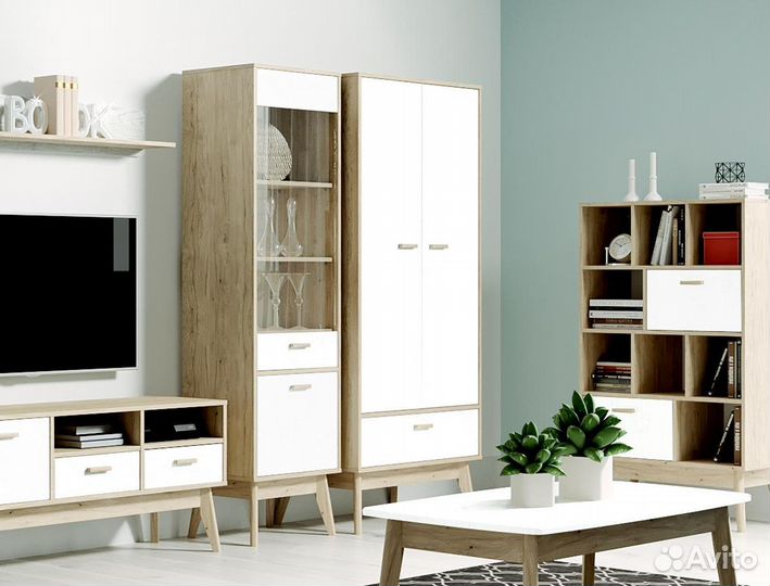 Шкаф двухдверный с выдвижным ящиком Калгари