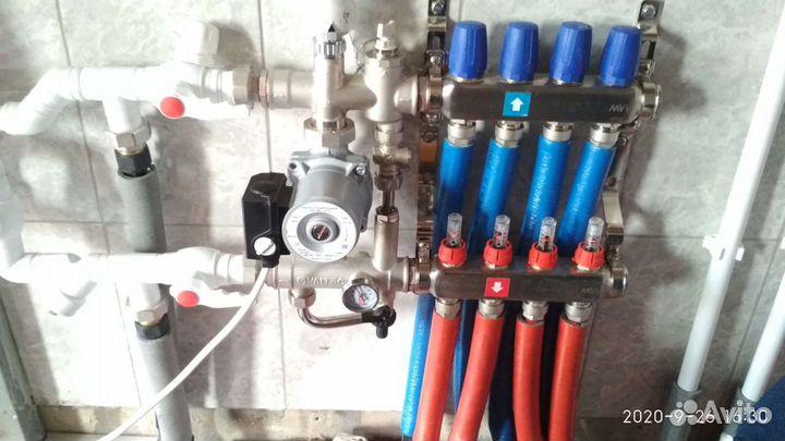 Тёплый пол водяной и электрический