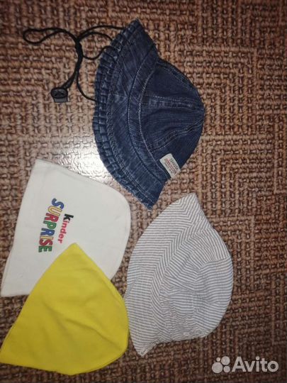 Панама 2шт и 2 шапочки