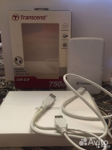Transcend Hard Drive StoreJet 25D2 750 Gb usb 2.0