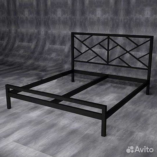 Кровать в стиле лофт