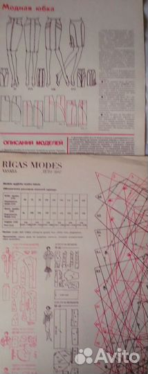 Рижский журнал мод 1987 г. с выкройками