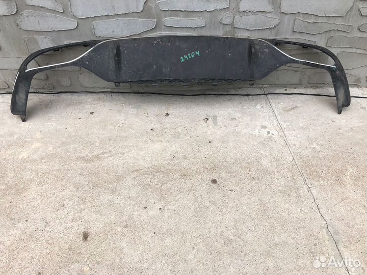 Спойлер заднего бампера Mercedes W213 AMG