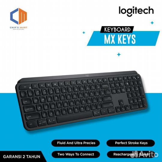 Беспроводная Клавиатура logitech mx keys - Графит