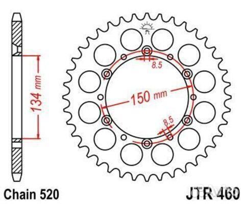 Звезда ведомая JTR460 51SC