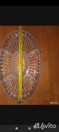 Хрустальная менажница