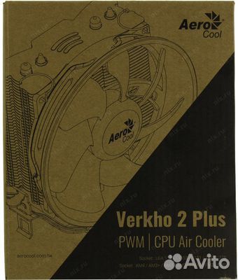 Кулер для процессора Aerocool Verkho 2 Plus S-115x