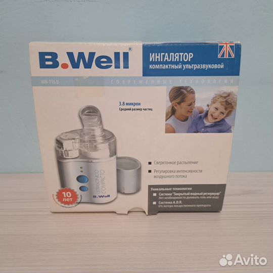 Ингалятор небулайзер компактный B.Well WN-116 U
