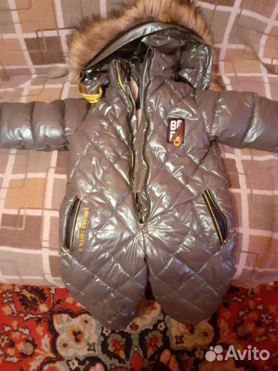 Джинсовый комбинезон